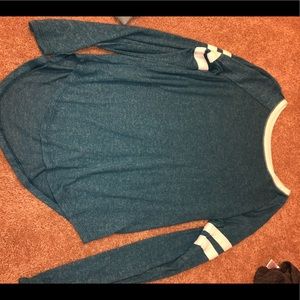 Teal long sleeve tee